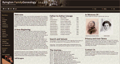 Desktop Screenshot of byingtonfamily.org